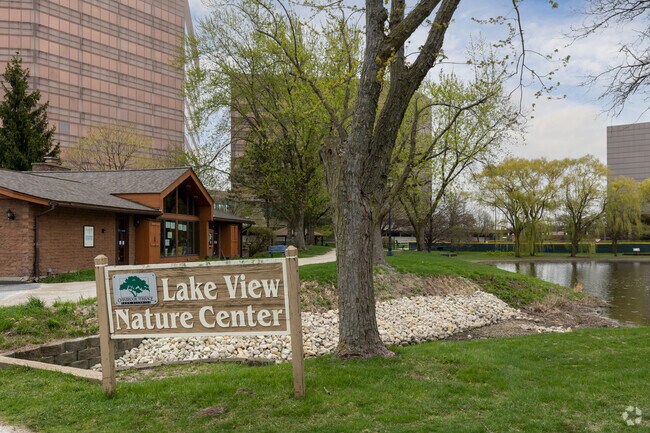 Explore the Lake View Nature Center.