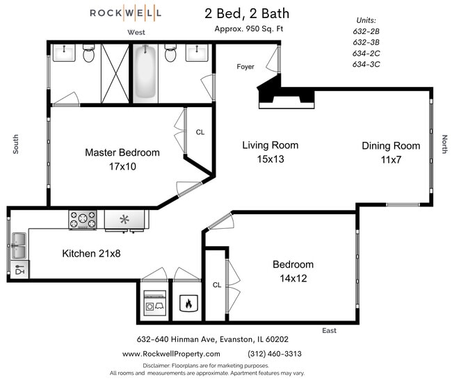 Floorplan - 632 Hinman