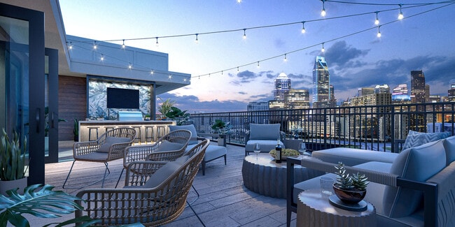 Outdoor Rooftop Terrace - Enclave at Radius Dilworth