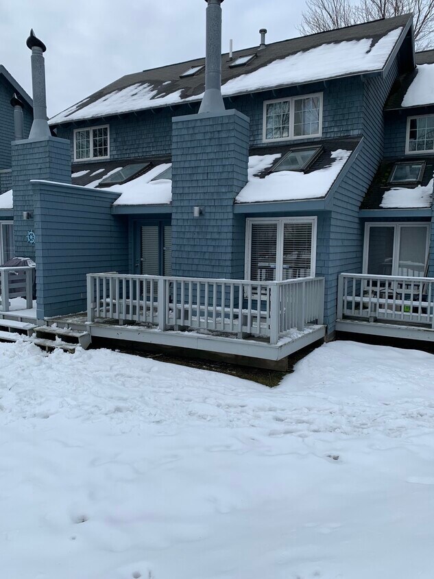 Large private deck - 129 Portland Ave