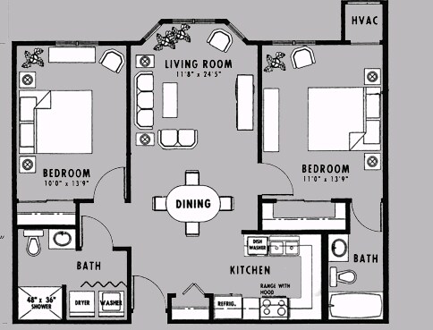 2HAB/2BA - Norway Shores