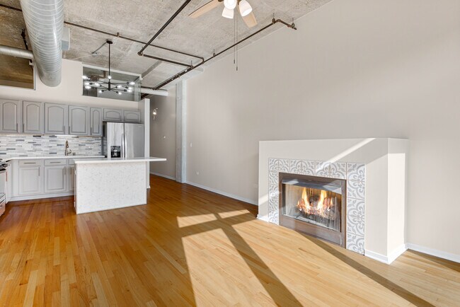 Sala de estar y cocina - 933 W Van Buren St