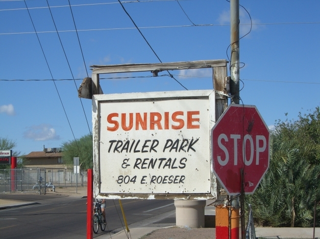 Signage - Sunrise Mobile Home Park