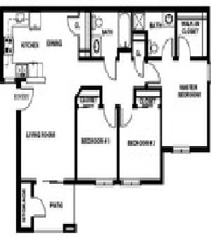 Floorplan - Shasta Courtyards