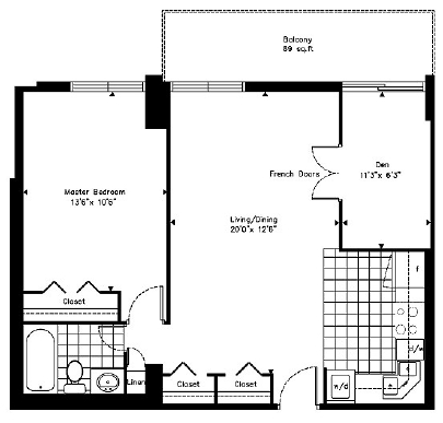 1BR/1BA - Sedona Place