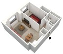 1 BEDROOM MEDIUM