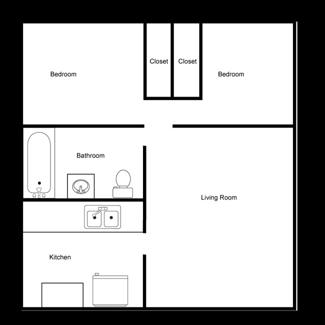 2HAB/1BA - Park Vista Apartments Homes