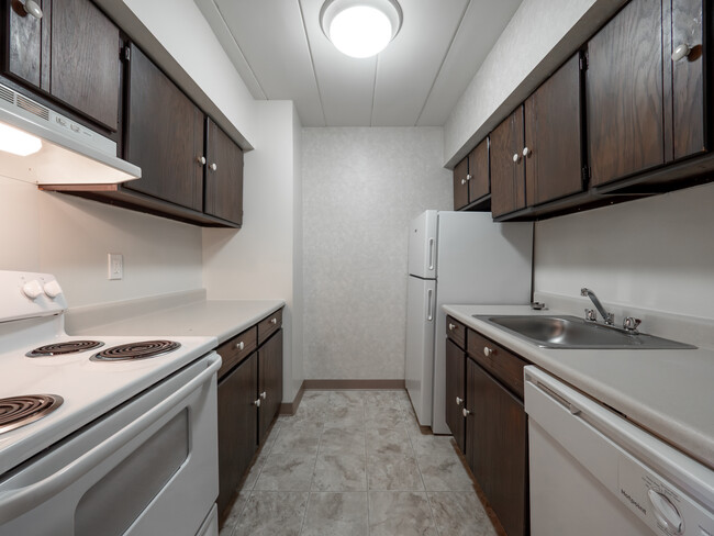 1-Bedroom Standard Kitchen - Thorn Run Apartments