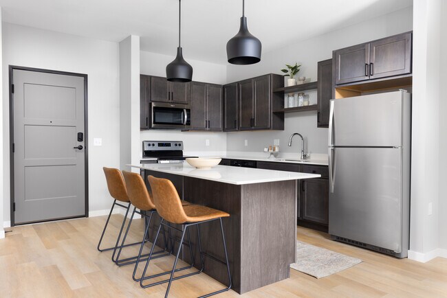 Cocina del apartamento - Ivy at SOCO Apartments