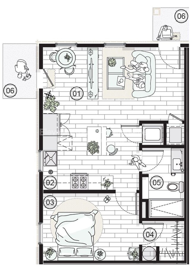 Interior Photo - Hudson Place