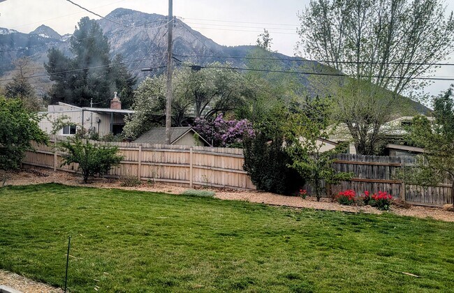 Parte del patio trasero completamente cercado. - 3230 E 3900 S
