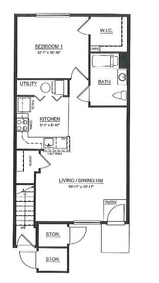 1BR/1BA - Stony Run Apartments