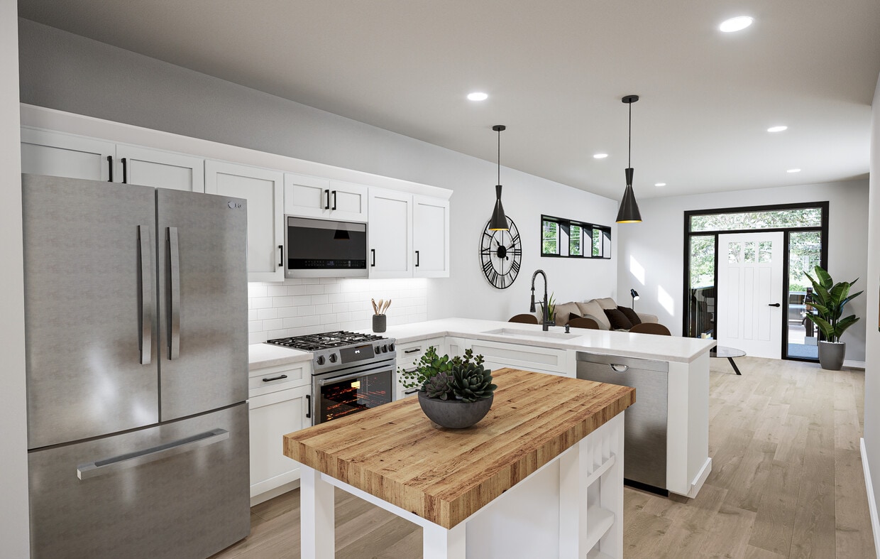 Kitchen w/Gas Range - 537 14th Ave SW
