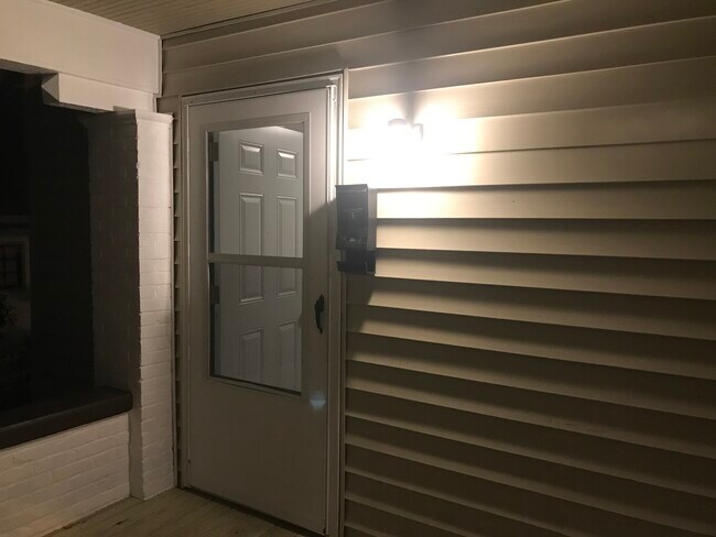 Front Door with digital security code - 1110 Broad St