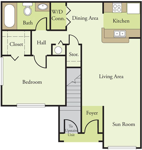 Plano de planta - Madison Chase Apartments