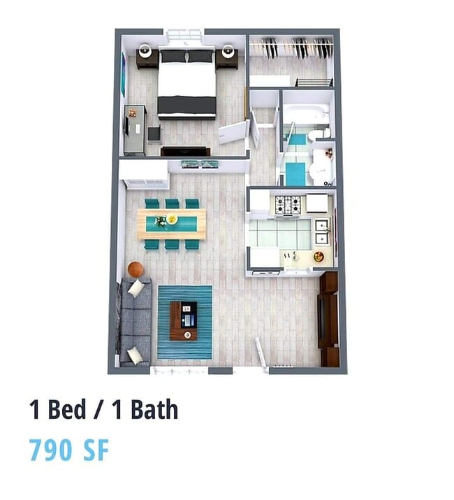 One bed one bath - 402 Church St