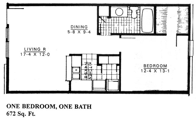 1BR/1BA - Highland Square
