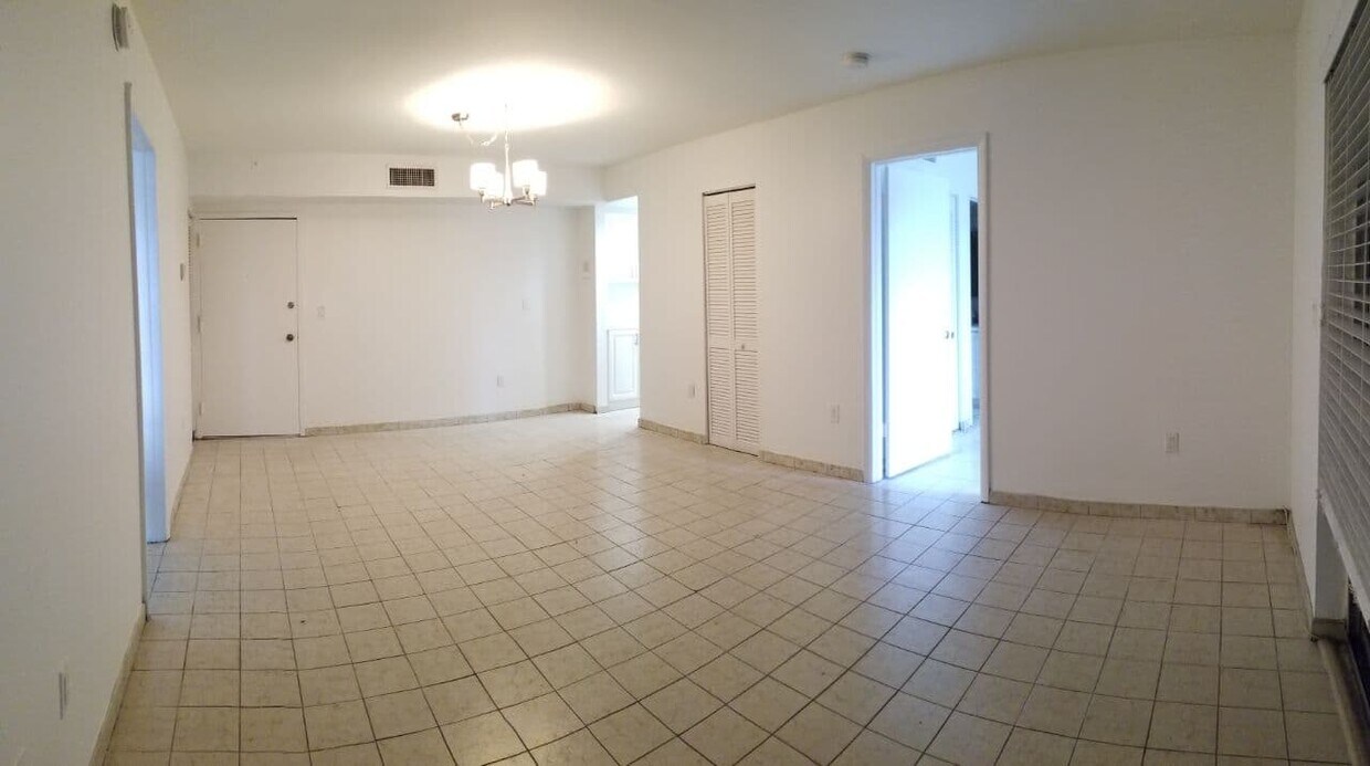 Open plan dining and living room - 4713 NW 7th St