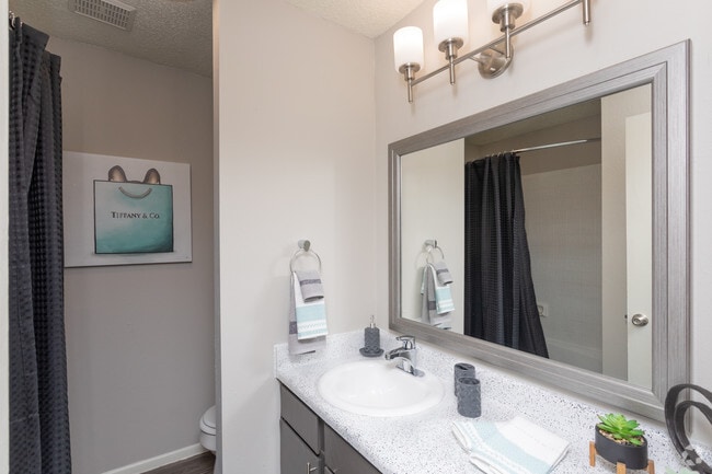 2BR, 1BA - 780SF Bathroom - Residences at Medical