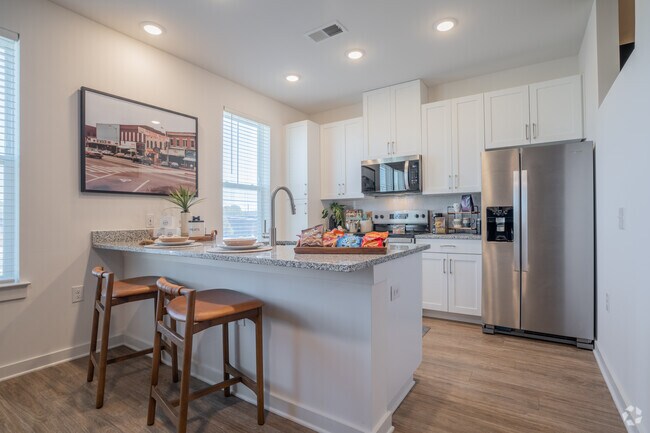 1 dormitorio, 1 baño - 580 pies cuadrados - Mosaico - Cocina - Nova River District