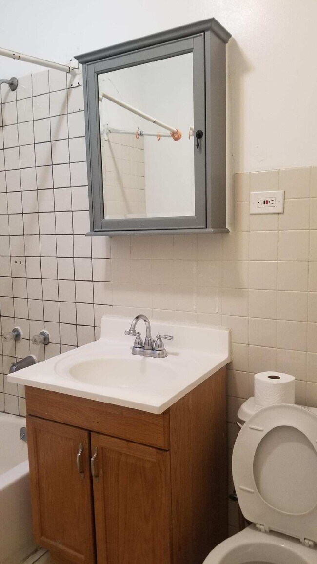 Bathroom (sink and med cabinet) - 4535 N Kimball Ave
