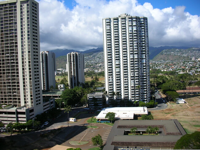 Mauka view from lanai - 2575 Kuhio Ave