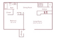 1BR/1BA - Fawn Ridge Apartments