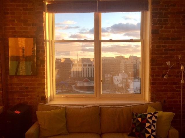Washington Monument View from Livingroom - 1615 Q St NW