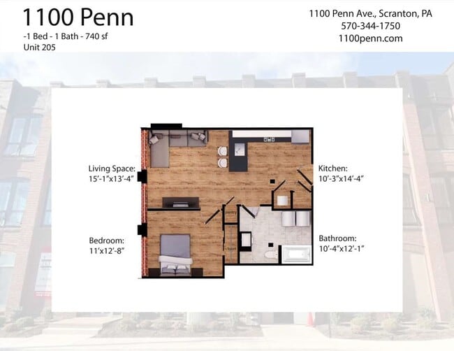 Floorplan - 1100 Penn Avenue