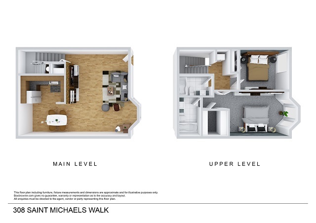 3D FLOOR PLAN - 308 Saint Michaels Walk