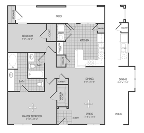 The Maple - Bent Tree Townhomes