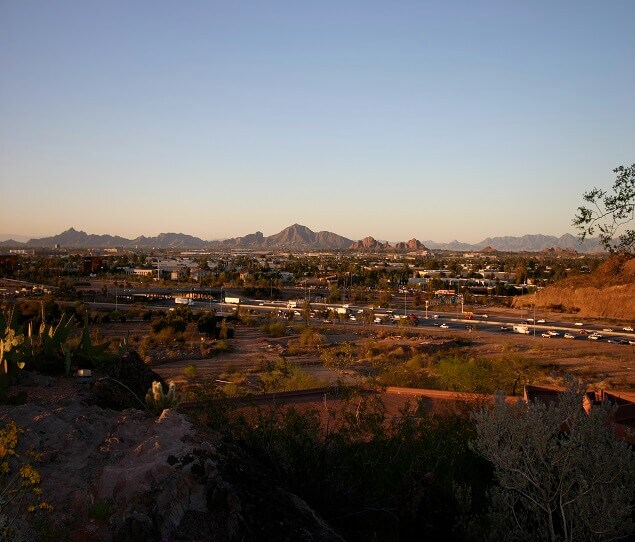 Where the desert meets the mountains