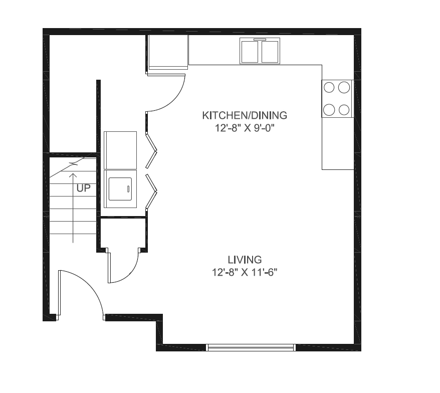 2HAB/1BA - South Ridge Apartments and Townhomes