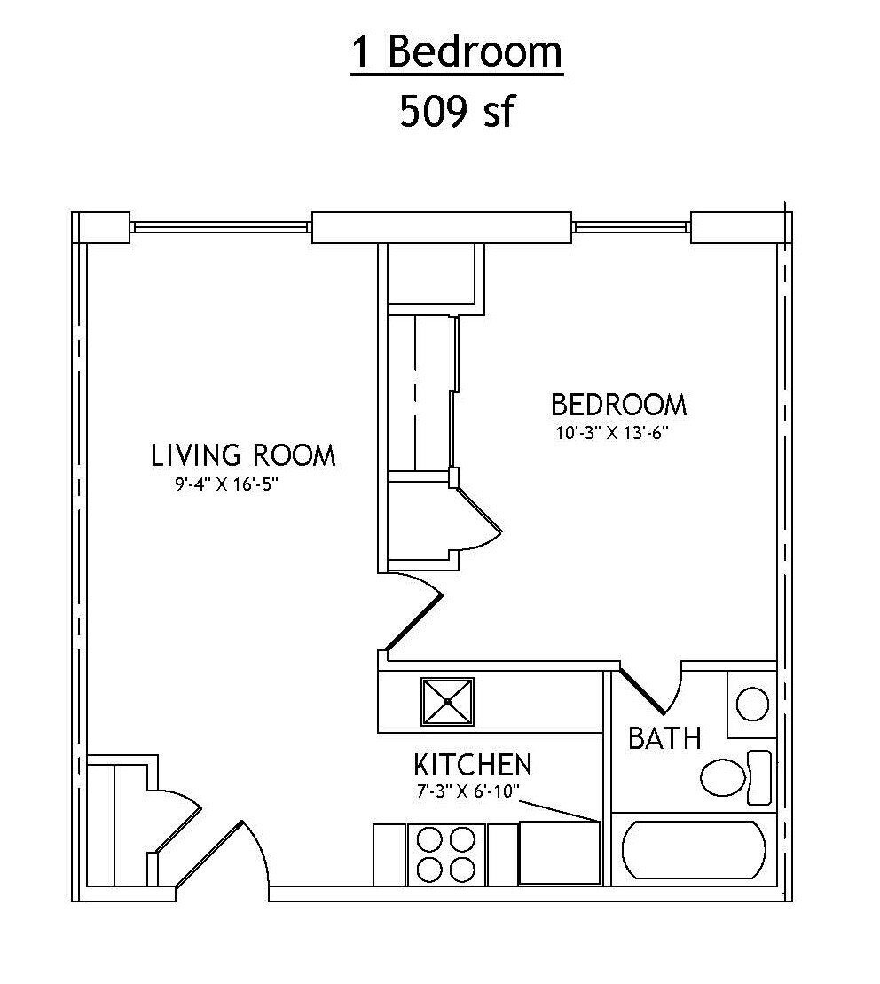 Skyview Manor – 1 Bedroom