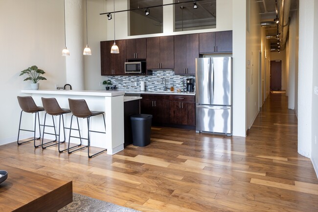 model kitchen - Lofts at Euclid