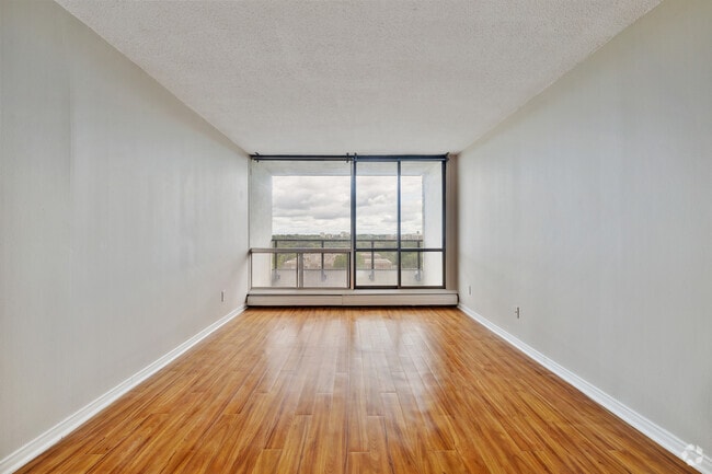 1 chambre, 1 salle de bain - 680 pi² - Salon - Gatineau View Apartments