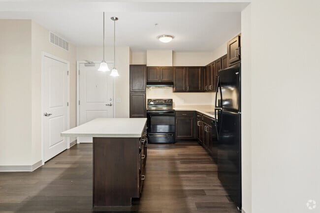 1BR, 1BA - 653 -Kitchen - Canonsburg Senior Lofts