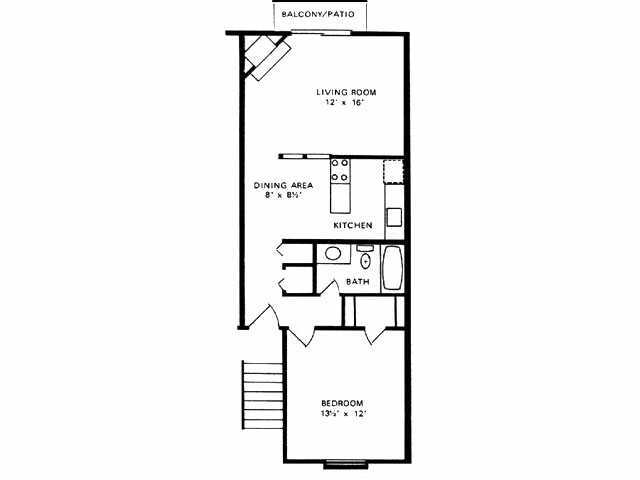 Plano de planta - Magnolia Lake Apartments