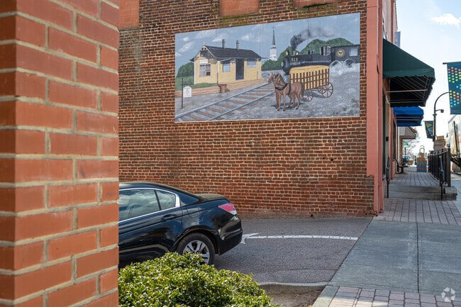 Art is everywhere in Downtown Wake Forest.