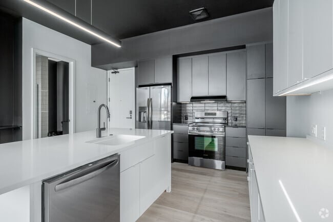 1BR, 1BA - 673SF - Kitchen - Driftwood Apartments