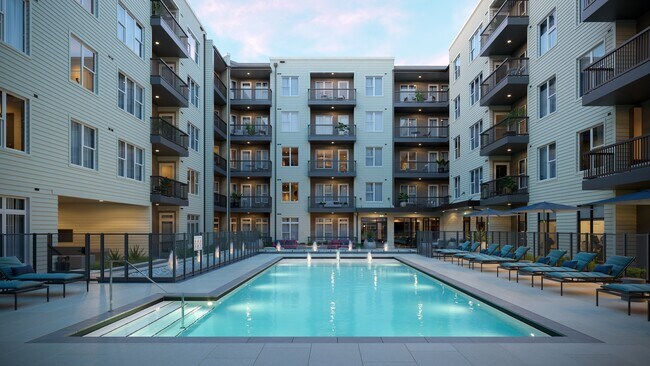 Piscina estilo resort - Levels at LoSo