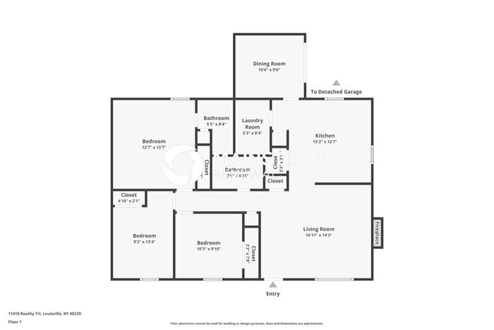 Primary Photo - 3 Bedroom Pet-Friendly Home in LOUISVILLE,...