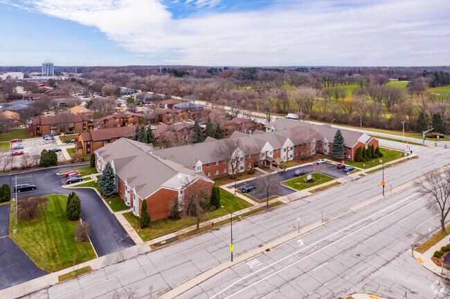 Aerial - Courtyard Senior Apartment Homes - 55+