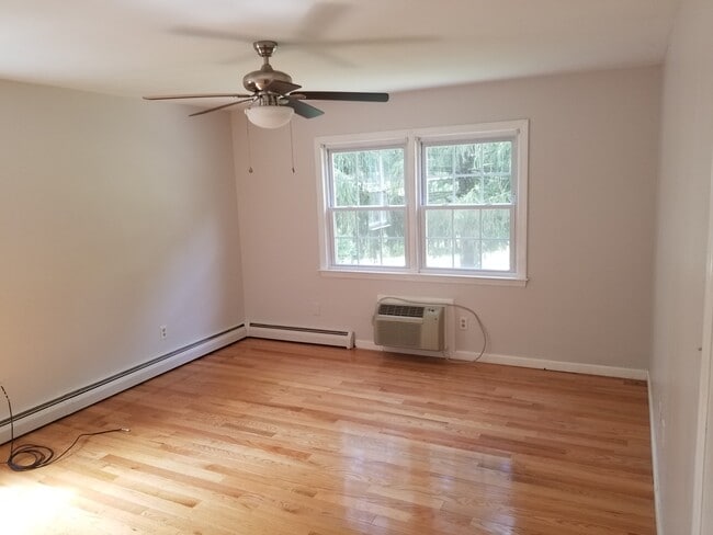 Living Room, Oak Floors and Coiling Fan - 17 Old Allamuchy Rd