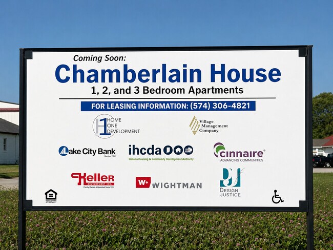 Letrero de la Casa Chamberlain - Chamberlain House