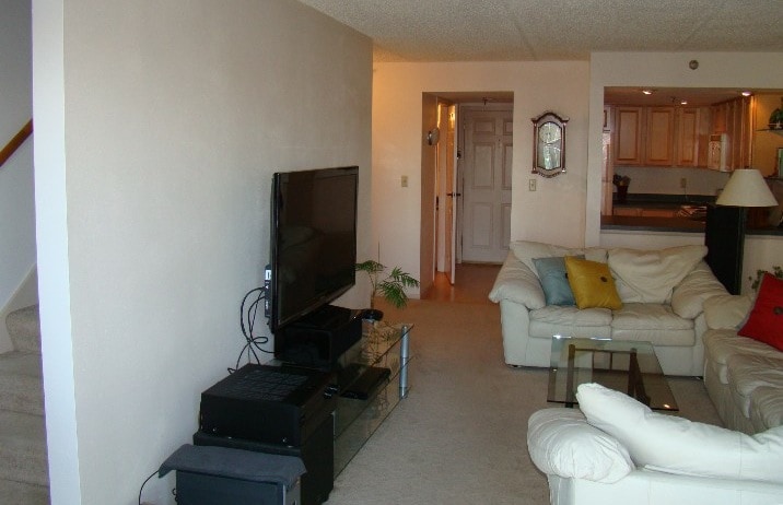 Main floor -- living room, kitchen, half-bath - 270 E Highland Ave