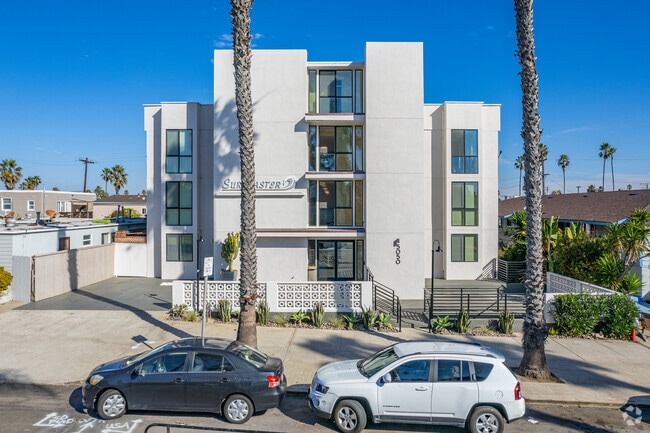 View from Street - Surfcaster Apartments