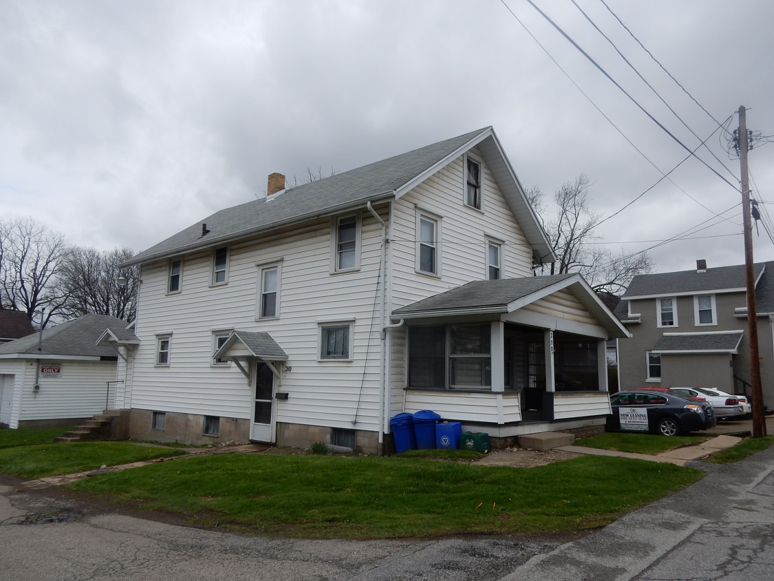 Front of duplex - 210 S Paper Mill Ave