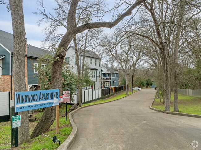 Entrance Sign - Windwood Apartments