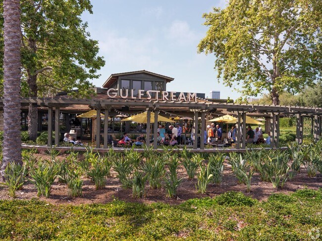 Corona Del Mar Plaza features top restaurants like local seafood spot, Gulfstream.